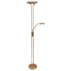 Vloerlamp Biron 7500BR Brons met twee dimmers 2700 Kelvin - Brons - Elektronica, Glas, Metaal - Steinhauer