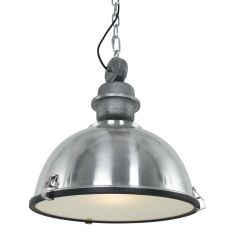 Hanglamp Bikkel 7586ST stoere stalen lamp met karakter - Staal - Elektronica, Glas, Metaal - Steinhauer