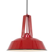 Rode hanglamp Eden 7704RO E27 fitting - Rood - Elektronica, Kunststof, Metaal - Steinhauer