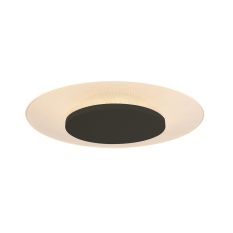 Plafondlamp Lido 7798ZW zwarte LED lamp Ø36 cm - Zwart - Elektronica, Kunststof, Metaal - Steinhauer