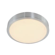Plafondlamp Galaxy 7831ST Staal ook geschikt voor de badkamer - Staal - Elektronica, Kunststof, Metaal - Steinhauer