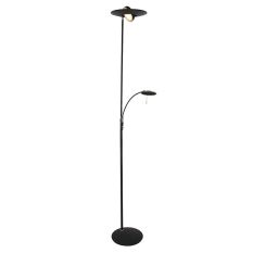 Vloerlamp Zenith 7860ZW Zwart Lichtkleur instelbaar - Zwart - Elektronica, Kunststof, Metaal - Steinhauer