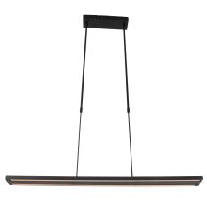 Hanglamp Zelena Motion 7970ZW Zwart Lichtkleur instelbaar - Zwart - Elektronica, Kunststof, Metaal - Steinhauer