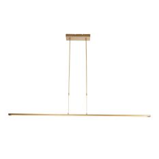 Gold-Colored Pendant Lamp Zelena 7971GO – 155cm - Adjustable Light Color & Dimmable – 3700 Lumens