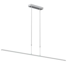 Hanglamp Zelena 7971ST stalen LED lamp met regelbaar licht - Staal - Elektronica, Kunststof, Metaal - Steinhauer