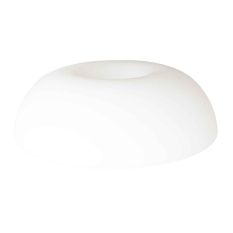 Glas I10540S – mat rond glas - Wit - Glas - Steinhauer