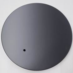 Zwarte matte metalen voetplaat I15021S - Zwart - Steinhauer