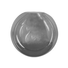 Zwarte smoke glazen bol I15214S Ø25 cm - Zwart - Glas - Steinhauer
