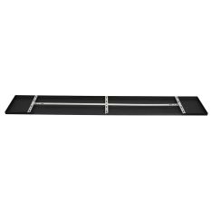 Rechthoekige plafondplaat Mountline I15298S Zwart 170 x 25 x 2,5 cm met ophangbeugel - Zwart - Metaal - Steinhauer