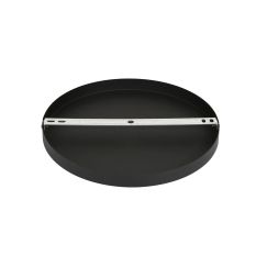 Ronde plafondplaat Mountline I15299S Zwart Ø30 x 2,5 cm met ophangbeugel - Zwart - Metaal - Steinhauer