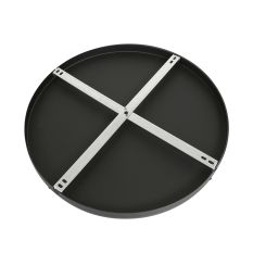 Ronde plafondplaat Mountline I15300S Zwart Ø50 x 2,5 cm met ophangbeugel - Zwart - Metaal - Steinhauer