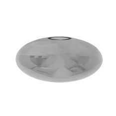 3387 glas ovaal 25cm smoke