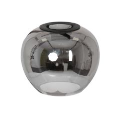 3651 glass with rings hole E27