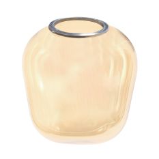 Amberkleurig glas I15390S – Ø14 cm - Amberkleurig - Glas - Steinhauer