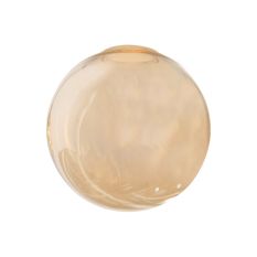 Amberkleurige glasbol I15397S – Ø15 cm - Amberkleurig - Glas - Steinhauer