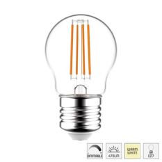 Led lichtbron I15408S met E27 fitting filament 4,5W, 2700K, dimbaar 470L G45 vorm - Transparant - Glas - Steinhauer (foto 6)