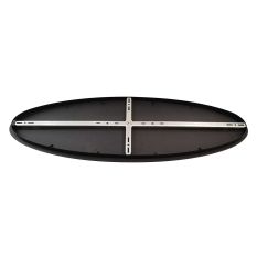 Plaque de plafond ovale Mountline I15428S Noir 120 x 40 x 3 cm avec support de suspension