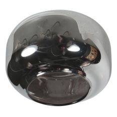 3864 glas 14*10cm E14 smoke