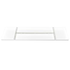 Rechteckige Deckenplatte I15529S RAL9003 weiß 100 x 25 x 2,5 cm mit Aufhängung