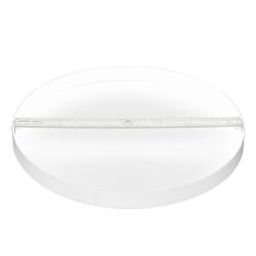 Runde Deckenplatte Mountline I15332S RAL9003 weiß Ø30 x 2,5 cm mit Aufhängebügel