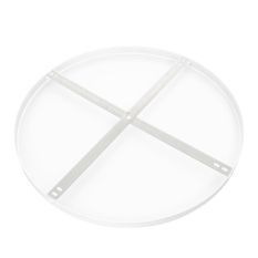 Runde Deckenplatte Mountline I15533S RAL9003 weiß Ø50 x 2,5 cm mit Aufhängung