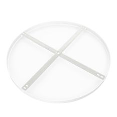 Plaque de plafond ronde Mountline I15533S RAL9003 blanche Ø50 x 2,5 cm avec support de suspension