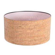 Abat-jour K1068FS Ø40cm – structure naturelle en liège chaleureuse E27