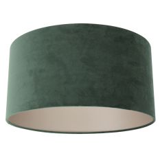 Groen velours lampenkap K1068VS ⌀40cm met E27 support. Greenwave - Groen - Textiel - Steinhauer