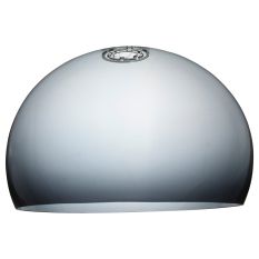 Grijs kunststof lampenkap K11130S Ø38cm met E27 support. - Grijs - Kunststof - Steinhauer