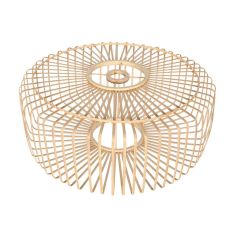 Natural bamboo/wooden lampshade Breeza-Beache K2003BS ⌀50cm with E27 support