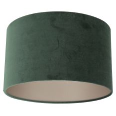 Groen velours lampenkap K7396VS ⌀30cm met E27 support. Greenwave - Groen - Textiel - Steinhauer