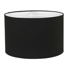 Zwart linnen lampenkap K7976SS ⌀ 40cm met E27 support. - Zwart - Textiel - Steinhauer (foto 3)