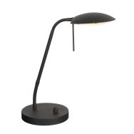 Zwarte tafellamp Eloi 1315ZW met draai dimmer