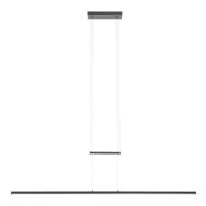 Hanging lamp Profilo 3318ZW Black 150 cm wide 2100 lumens