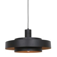 Zwarte Hanglamp Flinter 3329ZW  Uniek Design met Luxueuze Uitstraling