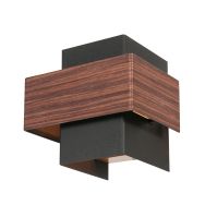 Wall lamp Muro 3367E Wood look with G9 fitting including light source