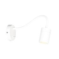 Witte wandlamp met flexibele arm 3390W Upround inclusief lichtbron