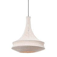 Witte oosterse hanglamp Marrakesch 3395W handgeknoopt