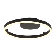 Wandlamp en Plafondlamp Mykty 3687ZW Zwart, 2400Lumen