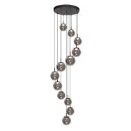Bollique 4195ZW Black Pendant Lamp – Impressive 12-Light Design