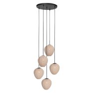 HaloSwap 4283ZW – Zwarte hanglamp met romantische charme en warme uitstraling