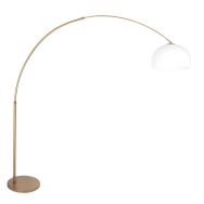 Lampe Arc Bronze Sparkled Light 4301BR – Éclairage Élégant avec un Globe Blanc Moderne
