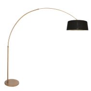 Arc Floor Lamp Sparkled Light 4311BR with E27 Socket and Black Shade