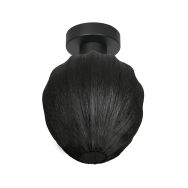 Plafonnier Bloeba 4369ZW avec abat-jour goutte en lin noir Ø25 cm