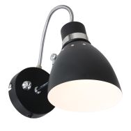 Applique murale Spring 6291ZW noire avec variateur intégré