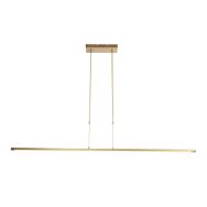 Gold-Colored Pendant Lamp Zelena 7971GO – 155cm - Adjustable Light Color & Dimmable – 3700 Lumens