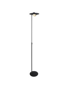 Vloerlamp Zenith 1477ZW zwart Lichtkleur instelbaar - Zwart - Elektronica, Kunststof, Metaal - Steinhauer