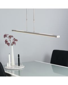 Hanglamp Zelena 1482ST stalen LED lamp met instelbaar licht - Staal - Elektronica, Kunststof, Metaal - Steinhauer
