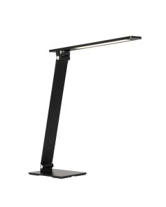 Tafellamp Serenade 2684ZW zwarte LED bureaulamp verstelbaar - Zwart - Elektronica, Kunststof, Metaal - Steinhauer
