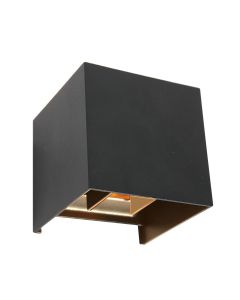 Buitenlamp Logan 2728ZW - sensorlamp met verstelbaar lichtbeeld - Zwart - Elektronica, Glas, Metaal - Steinhauer (foto 2)